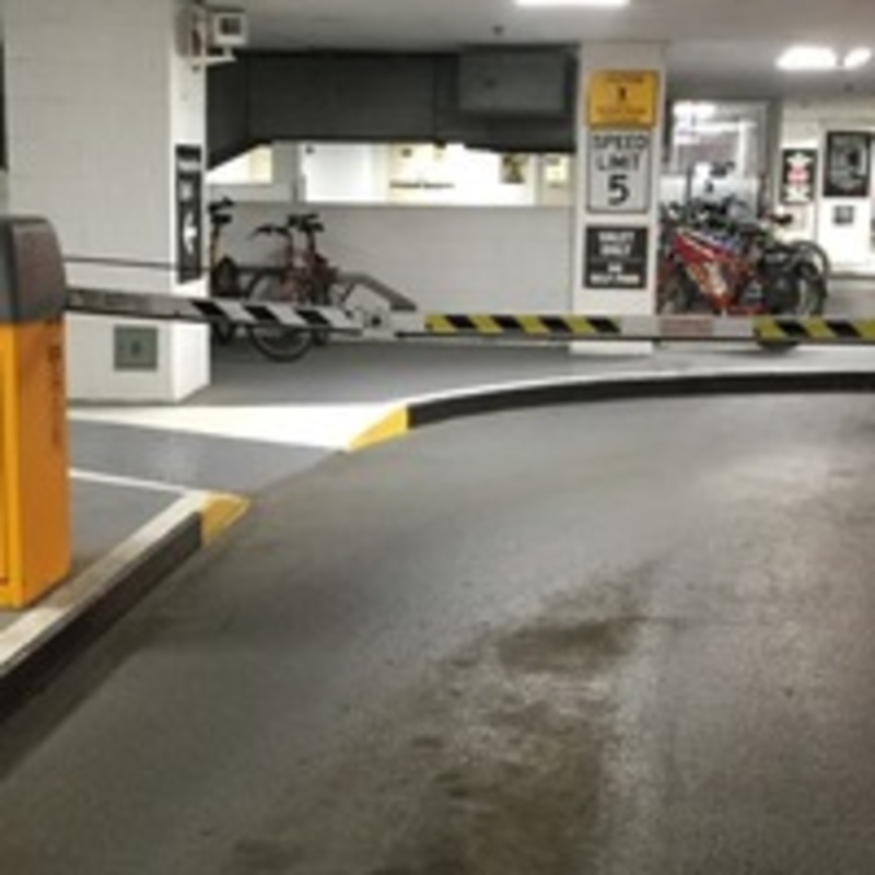 Street view of Flagship Wharf Garage Parking