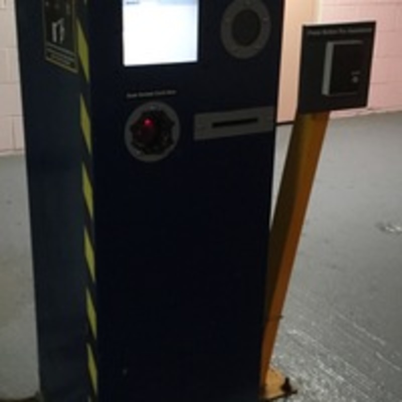 Street view of Flagship Wharf Garage Parking