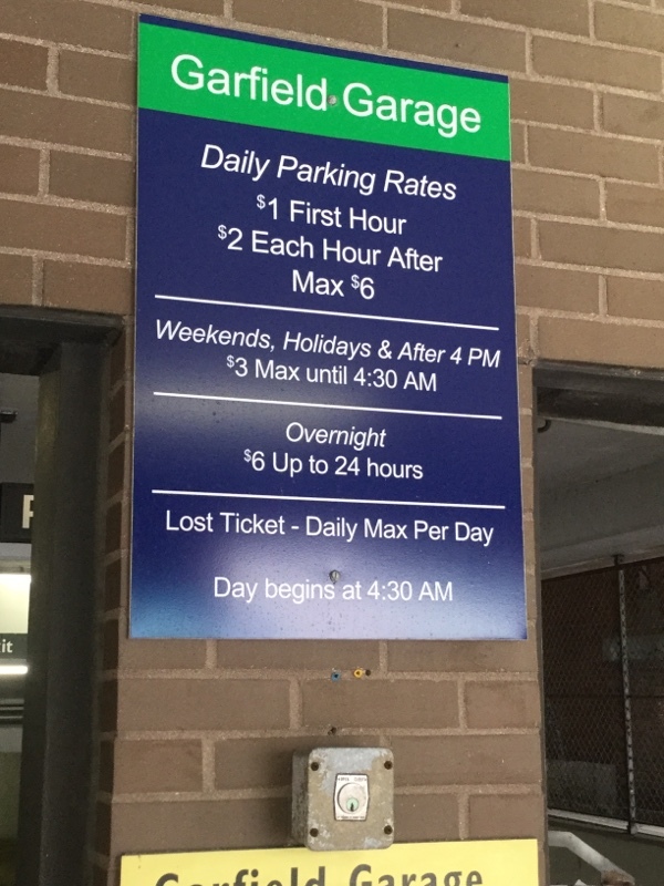 Street view of Garfield Garage