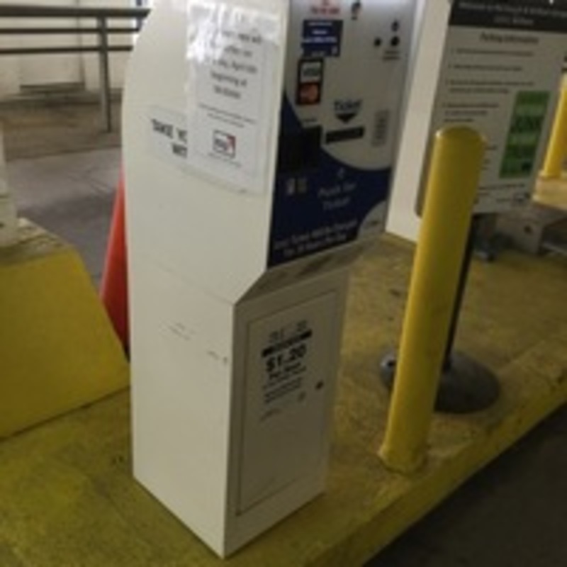 Street view of Fourth & William Parking Structure