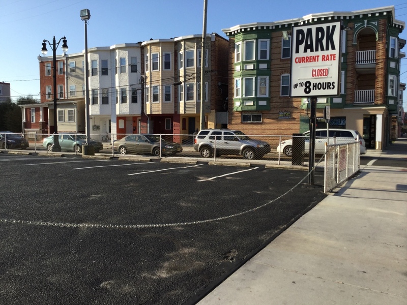 Street view of Boardwalk Hall Parking Lot