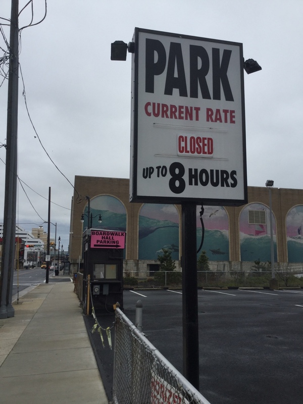 Street view of Boardwalk Hall Parking Lot