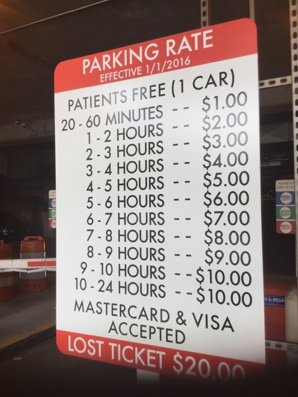 Street view of 5th Avenue Parking Deck