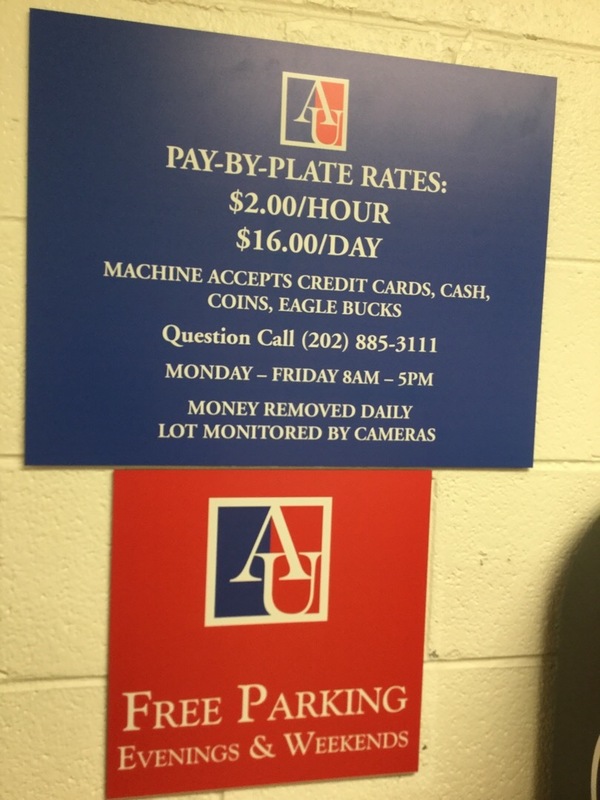 Street view of Katzen Arts Center Garage