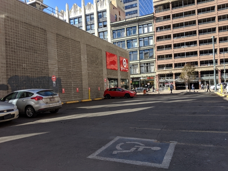 Street view of 17th St Lot