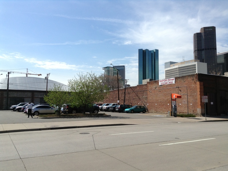 Street view of Arapahoe St Lot