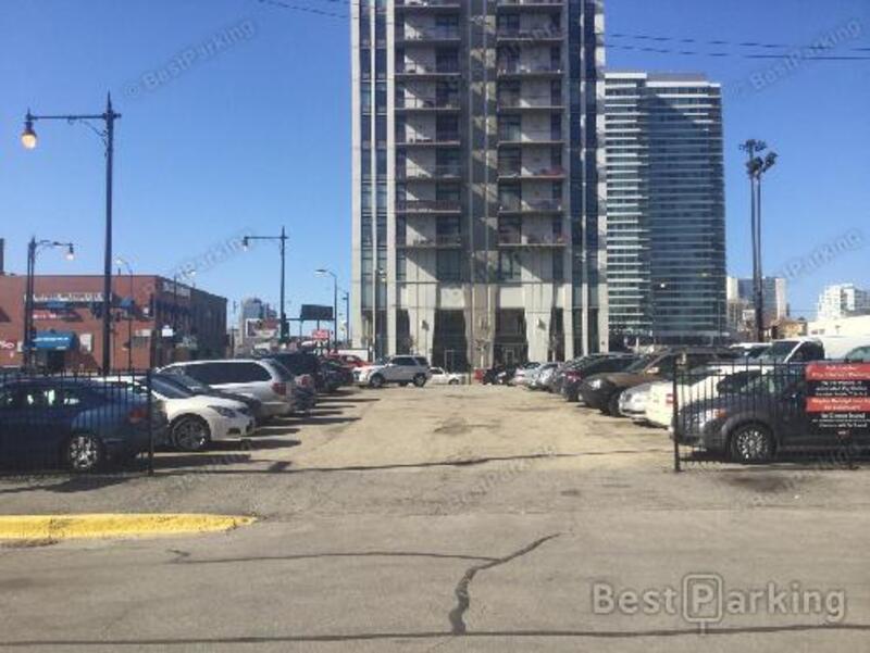 Street view of W Fulton St Parking Lot