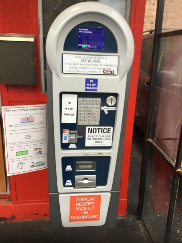 Street view of W Fulton St Parking Lot