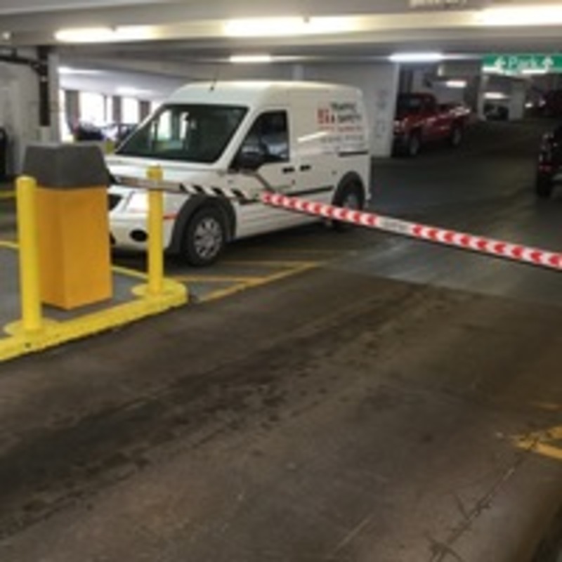 Street view of Ann Ashley Parking Garage