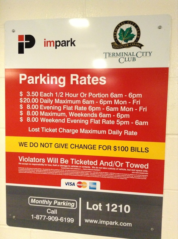 Street view of Terminal City Club - Lot #1210