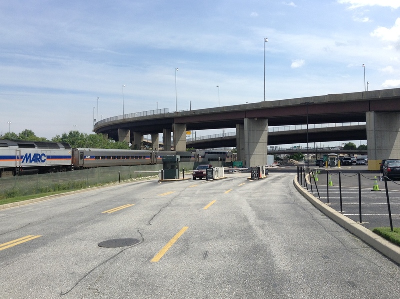 Street view of Camden Yards Lot C