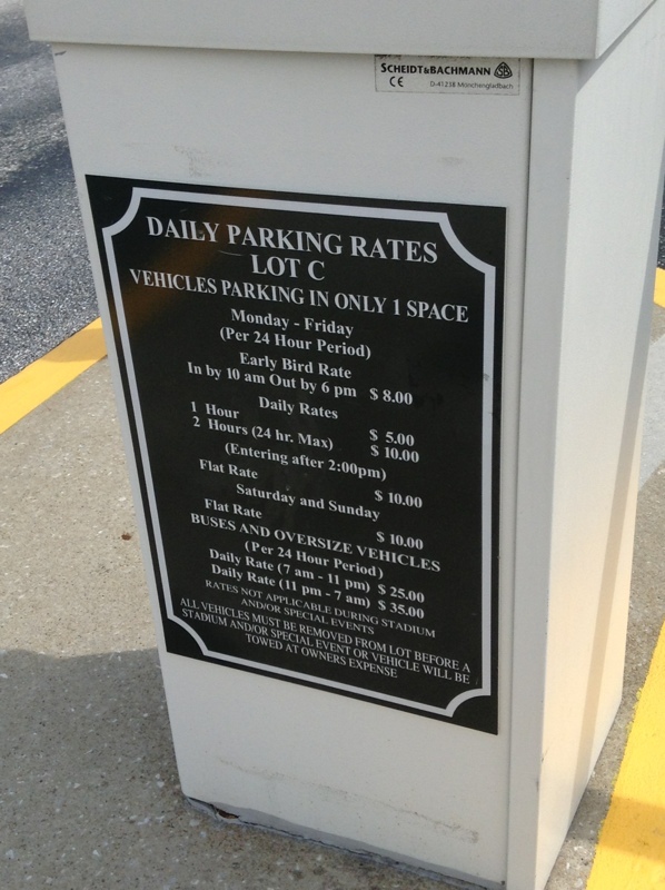 Street view of Camden Yards Lot C