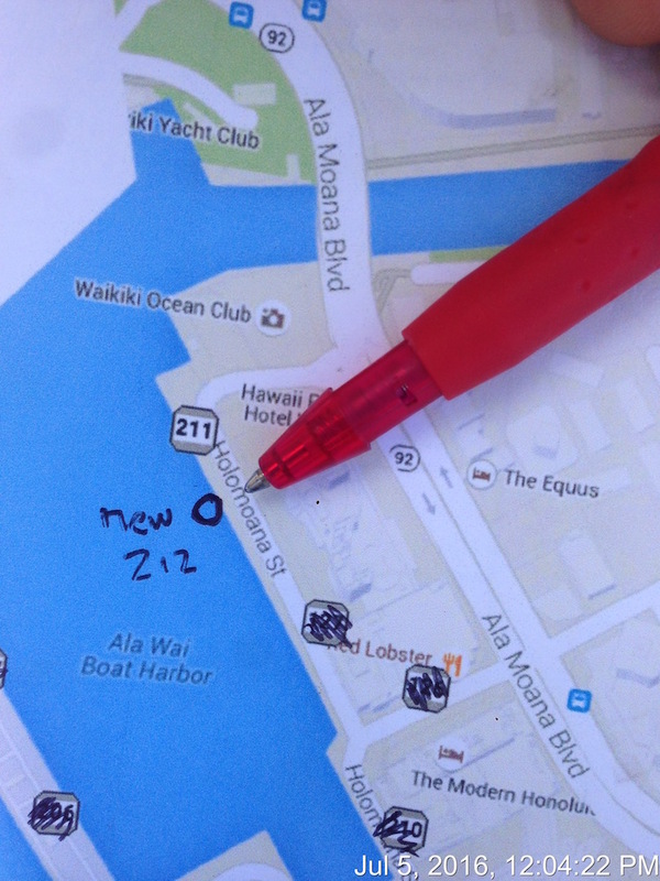 Street view of Holomoana St. Lot