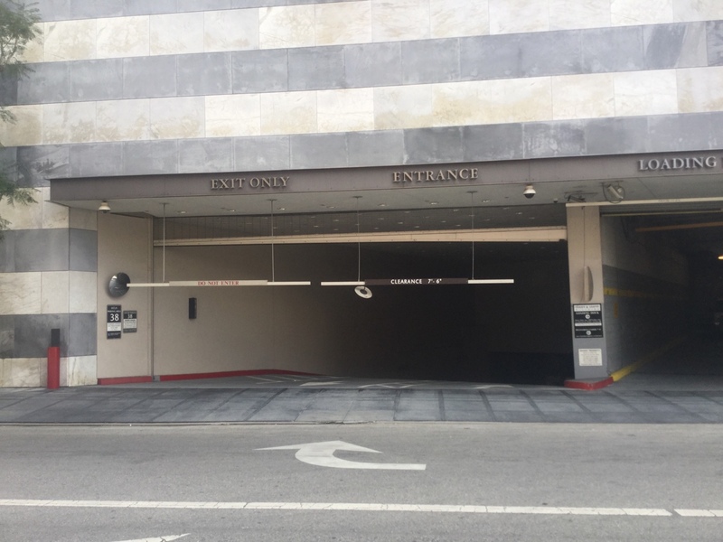 Street view of Parking Structure 38