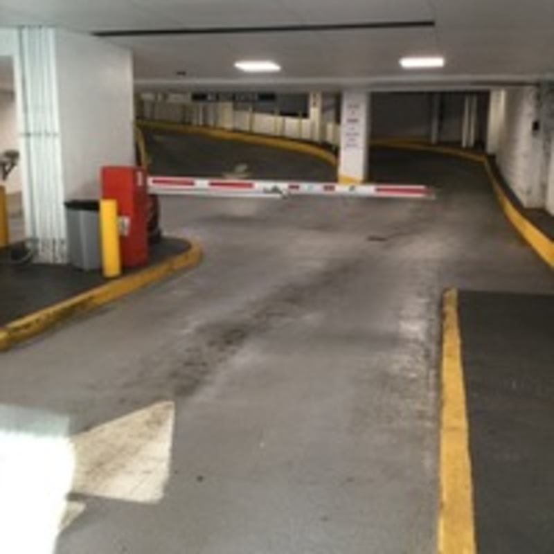 Street view of Etage Parking Garage