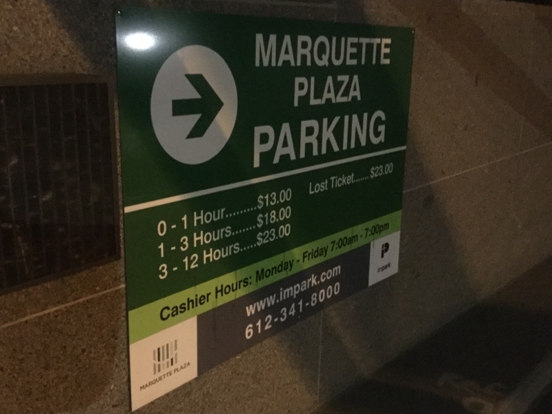 Street view of Marquette Plaza Garage - Lot #116