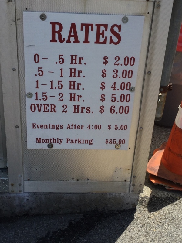 Street view of City Hall Lot