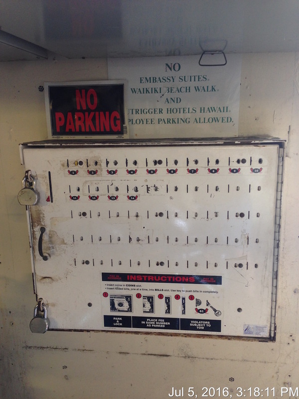 Street view of Beachwalk Garage