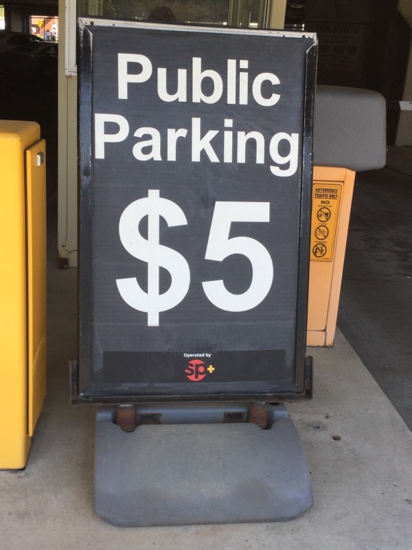 Street view of Niagara Center Ramp Garage