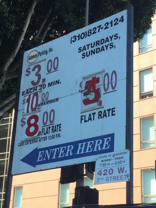 Street view of W 2nd St Lot