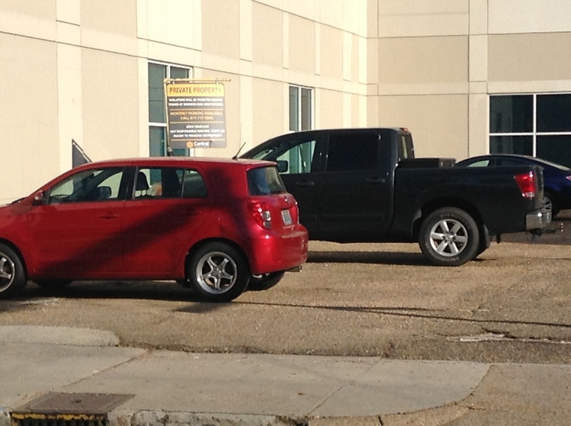 Street view of Hilton Garden Inn Lot