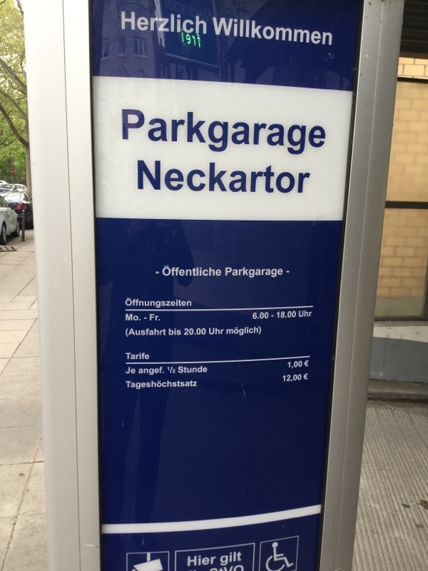 Street view of Parkgarage Neckartor