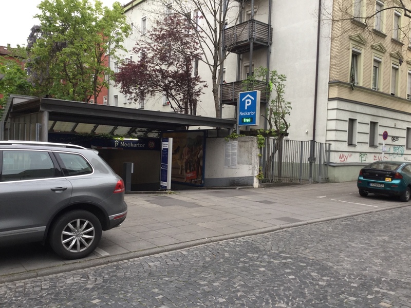Street view of Parkgarage Neckartor