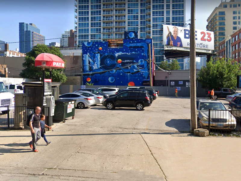 Street view of 333 W. Institute Pl. Lot