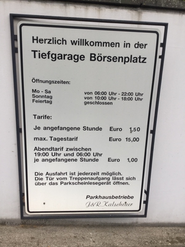 Street view of Parkhaus Boersenplatz