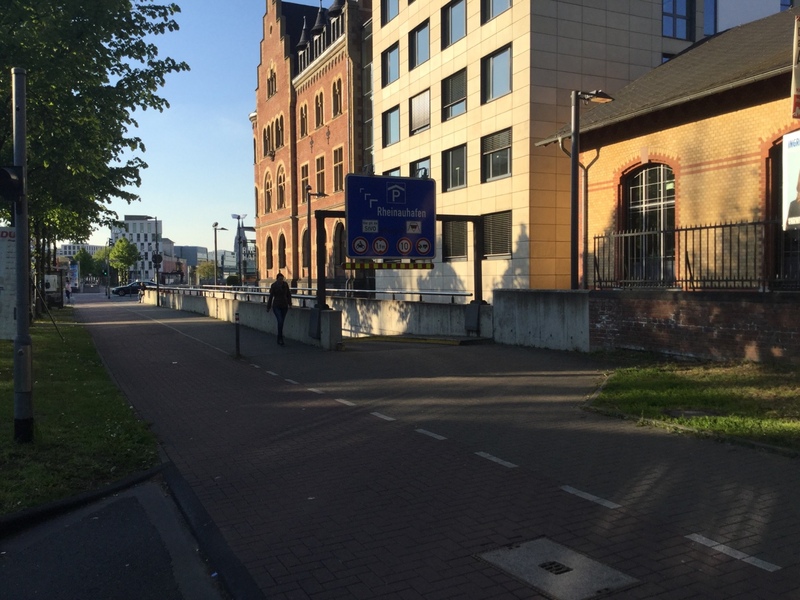 Street view of Rheinauhafen