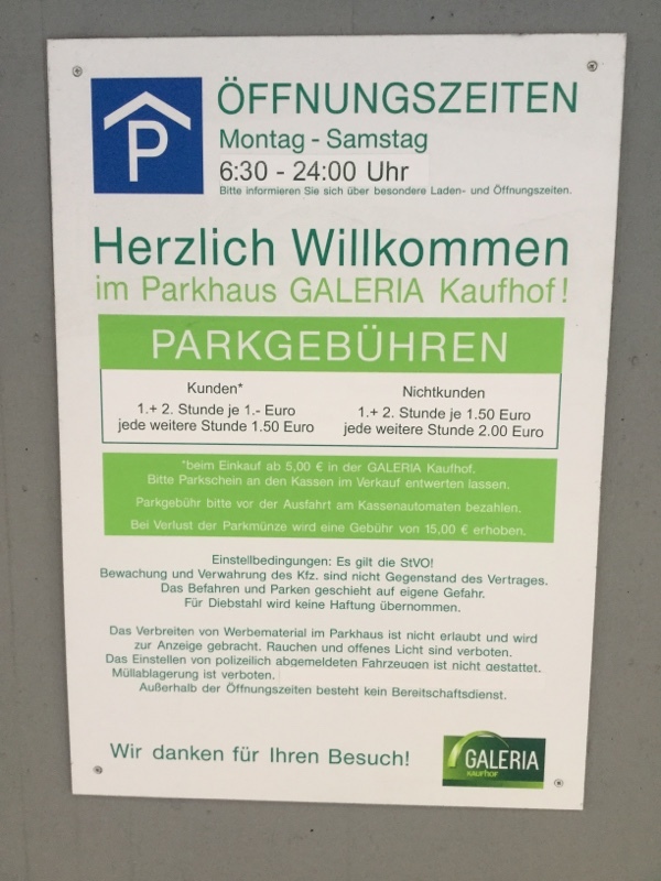 Street view of GALERIA Karstadt Kaufhof Parkhaus