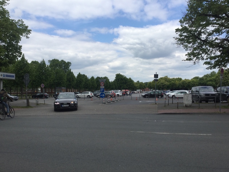 Street view of Schlossplatz Süd