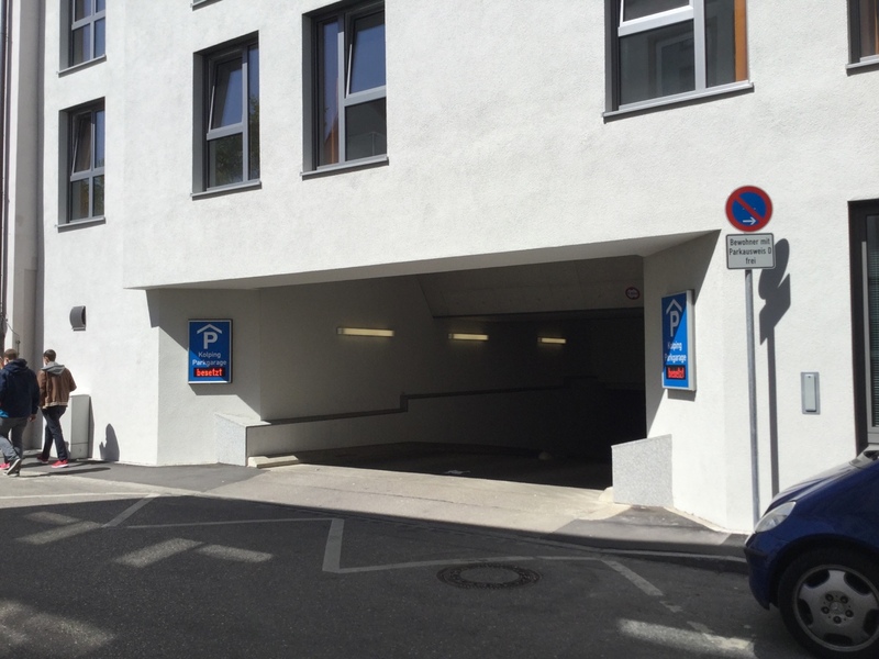 Street view of Kolping ParkGarage