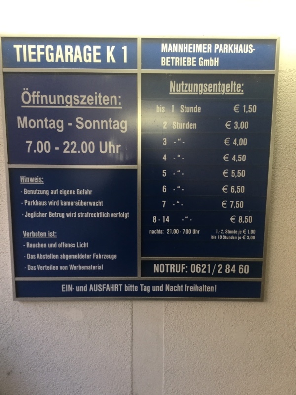 Street view of Tiefgarage K1