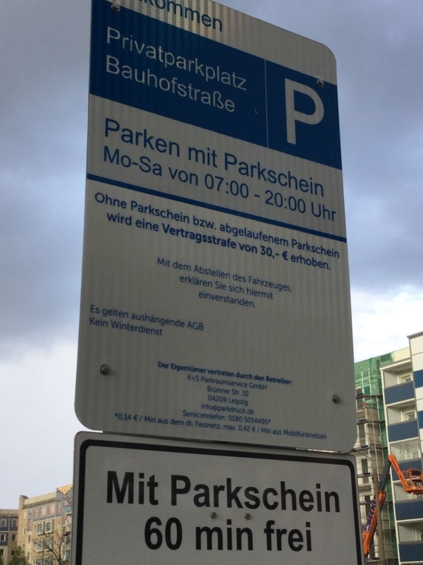 Street view of Privatparkplatz Bauhofstraße