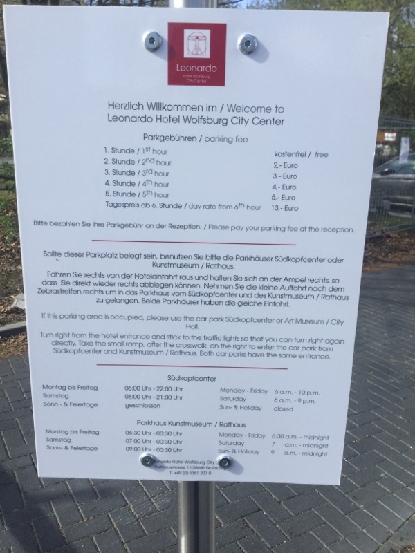 Street view of Leonardo Hotel