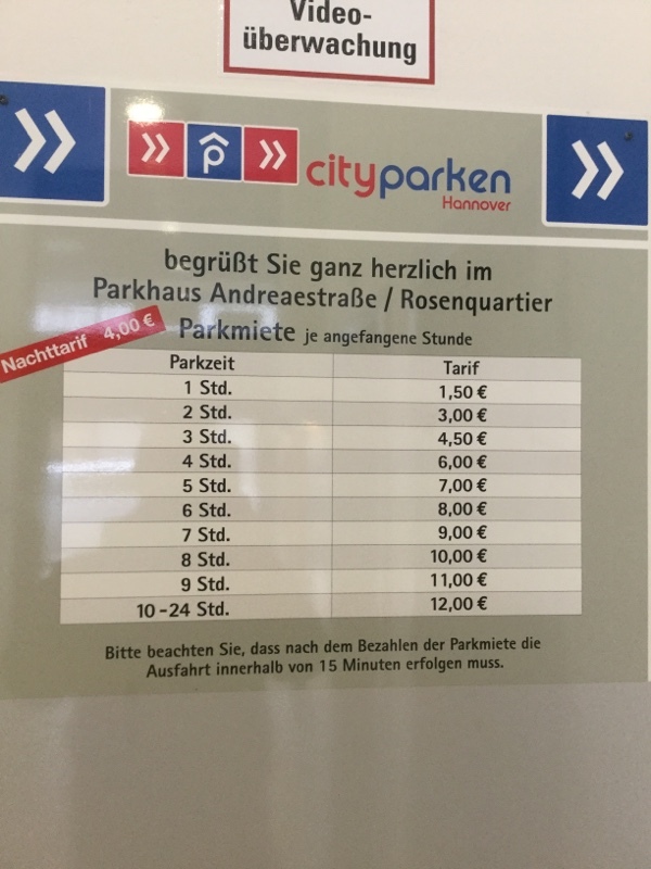 Street view of Parkhaus Andreaesstraße/Rosenquartier