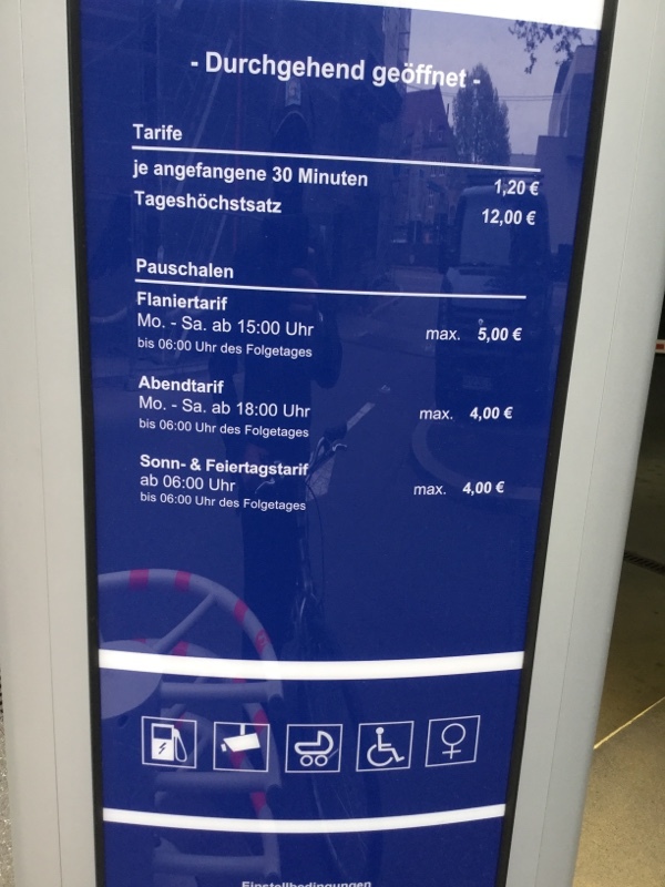 Street view of Parkgarage Staatsgalerie