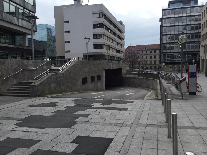 Street view of Parkhaus BW Bank/ Kunstmuseum