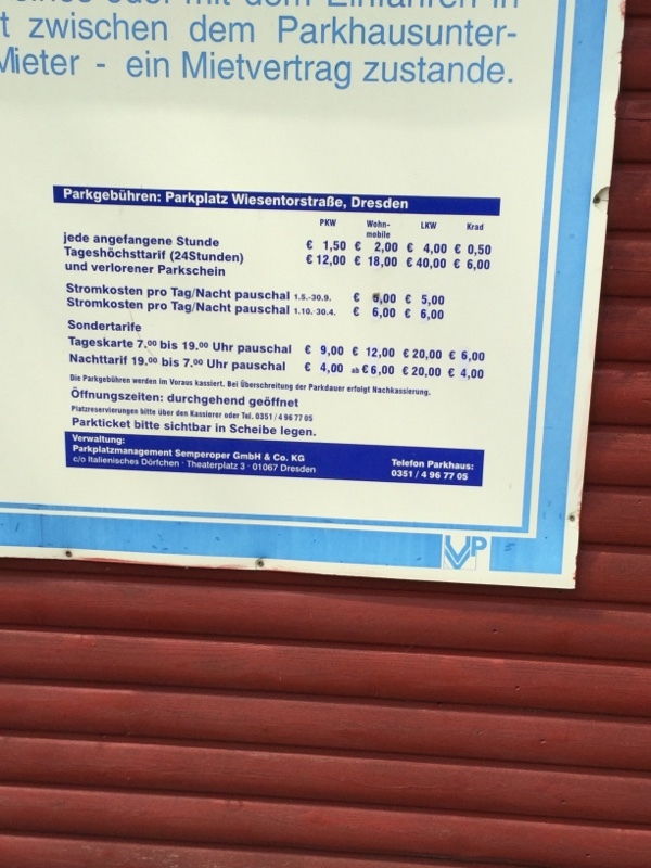 Street view of Parkplatz Wiesentorstraße