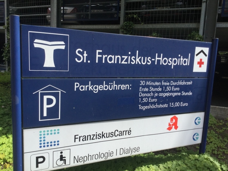Street view of St. Franziskus-Hospital