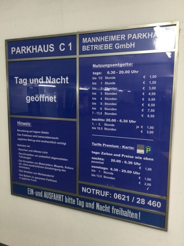 Street view of C1 Hauptverwaltung Parkhaus