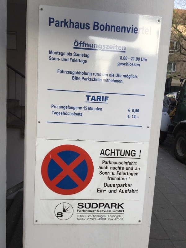 Street view of Parkhaus Bohnenviertel