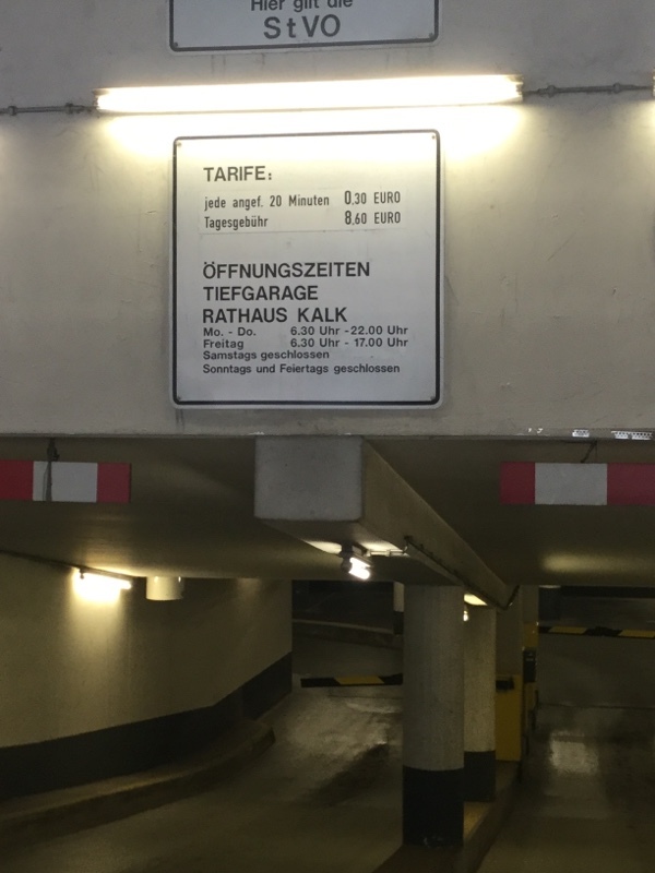 Street view of Tiefgarage Rathaus Kalk