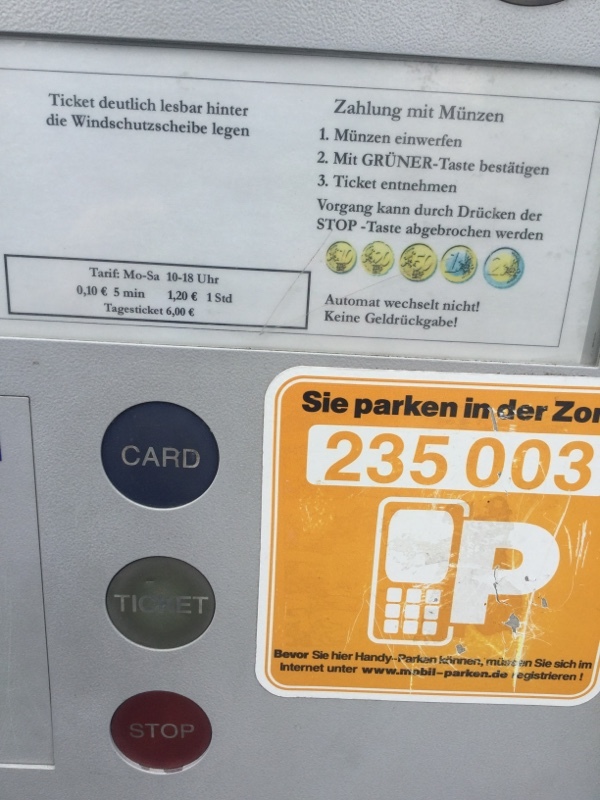 Street view of Lastadie Car Park