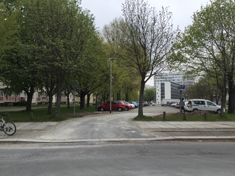 Street view of Parking Budapest street
