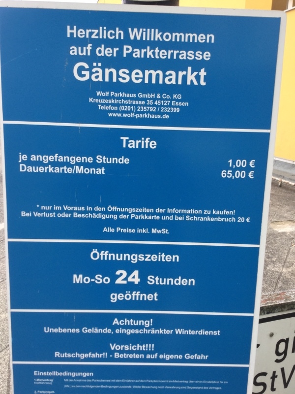 Street view of Parkterrassen Gänsemarkt