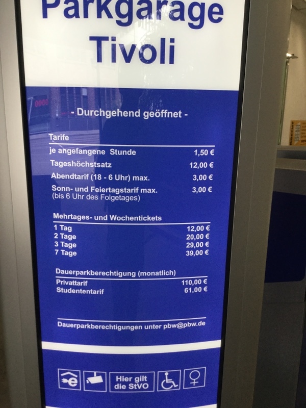 Street view of Parkgarage Tivoli