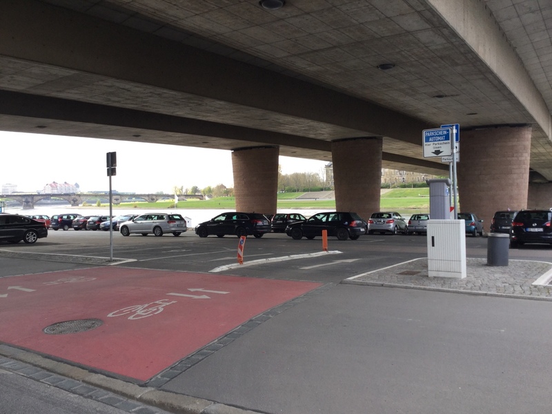 Street view of Terrassenufer Car Park