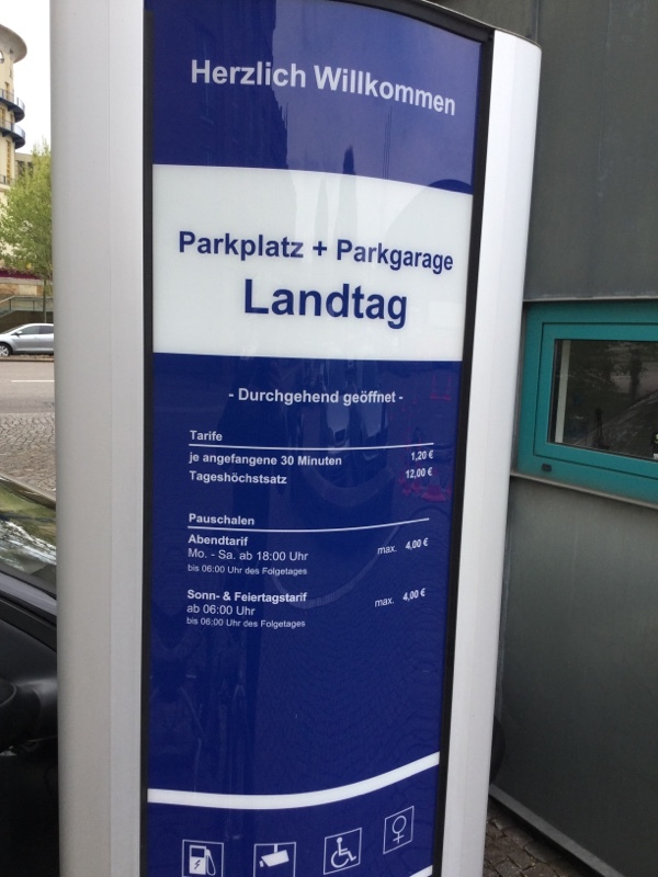 Street view of Parkgarage Landtag